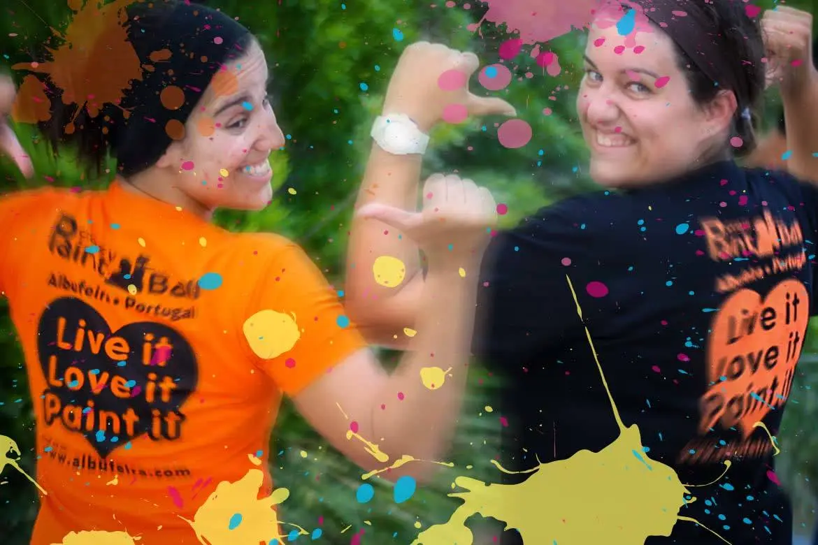 Paintball for girls in Algarve